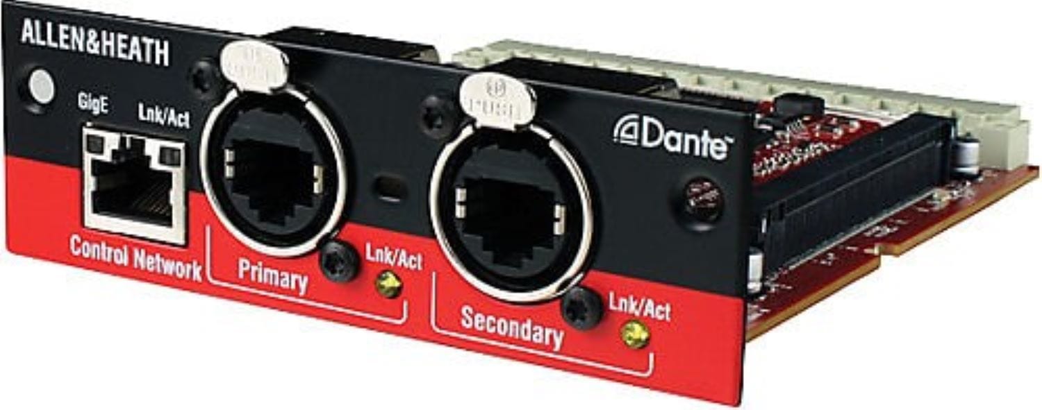 Allen & Heath AH-M-DANTE-A 64X64 Dante Card - Unlock Seamless Connectivity for Your Audio Setups!