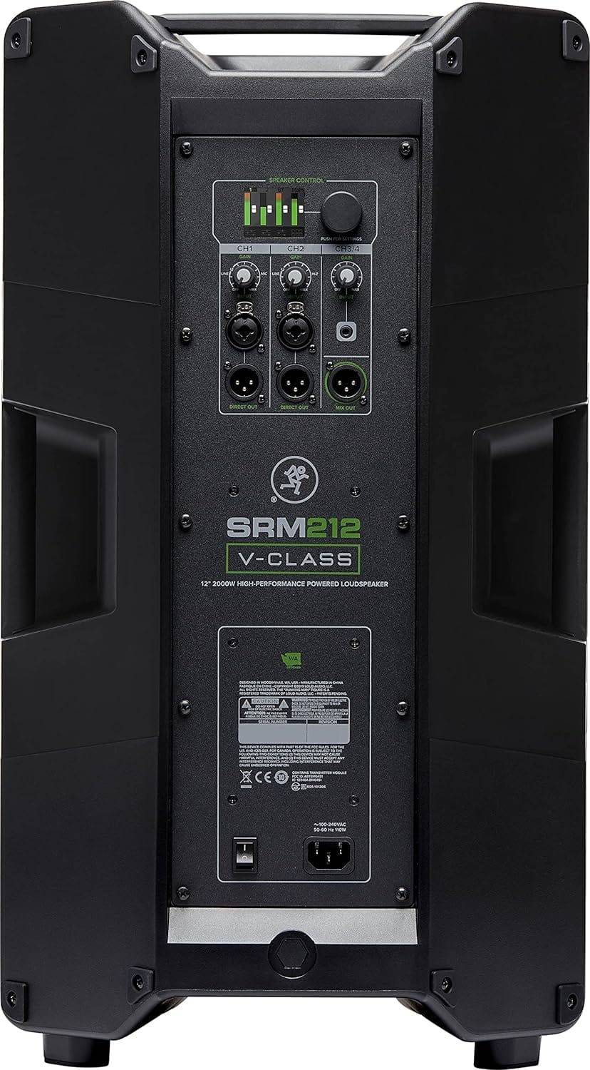Mackie SRM212 V-Class 2000W High-Performance Portable Powered Loudspeaker