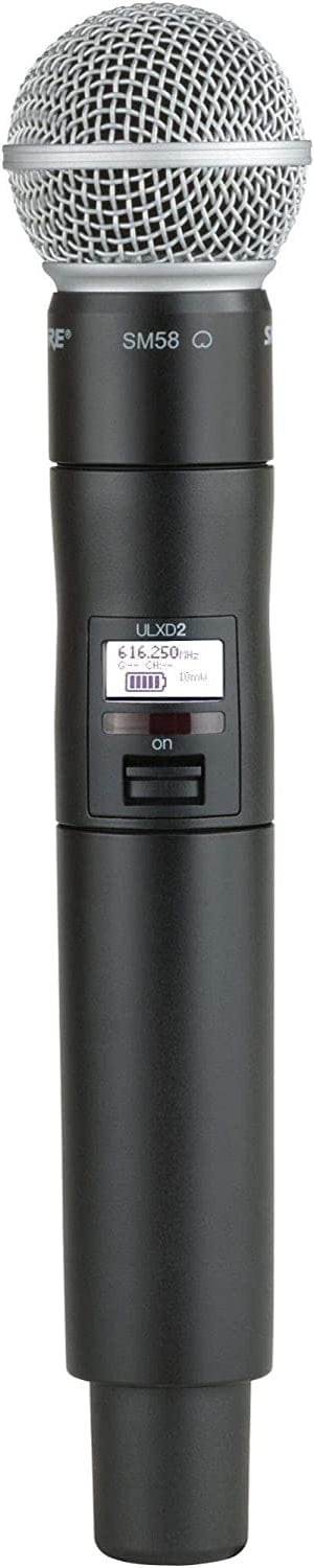Shure ULXD2SM58 Professional Handheld Wireless Transmitter with SM58