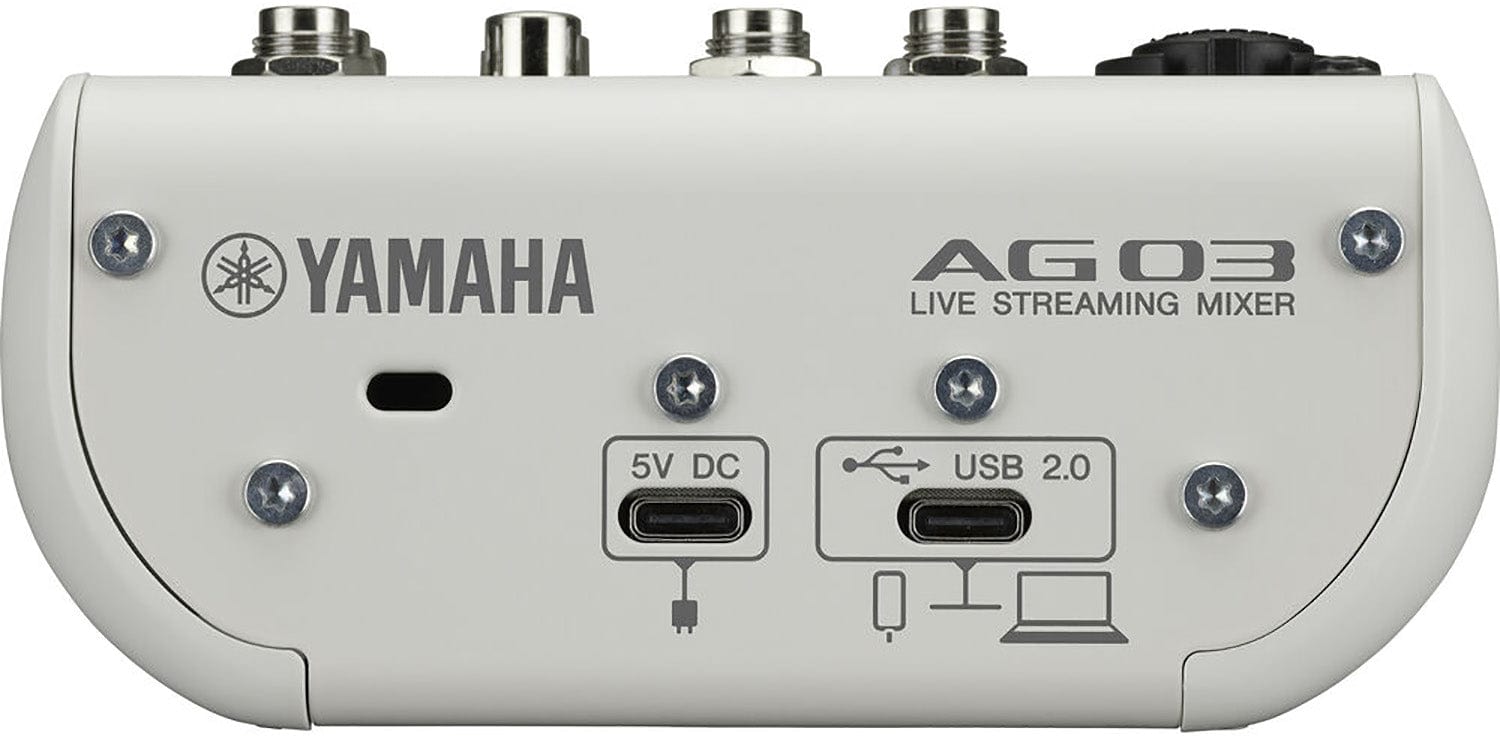 Yamaha AG03MK2-W 3-Channel Mixer: Your All-in-One Streaming and Recording Solution