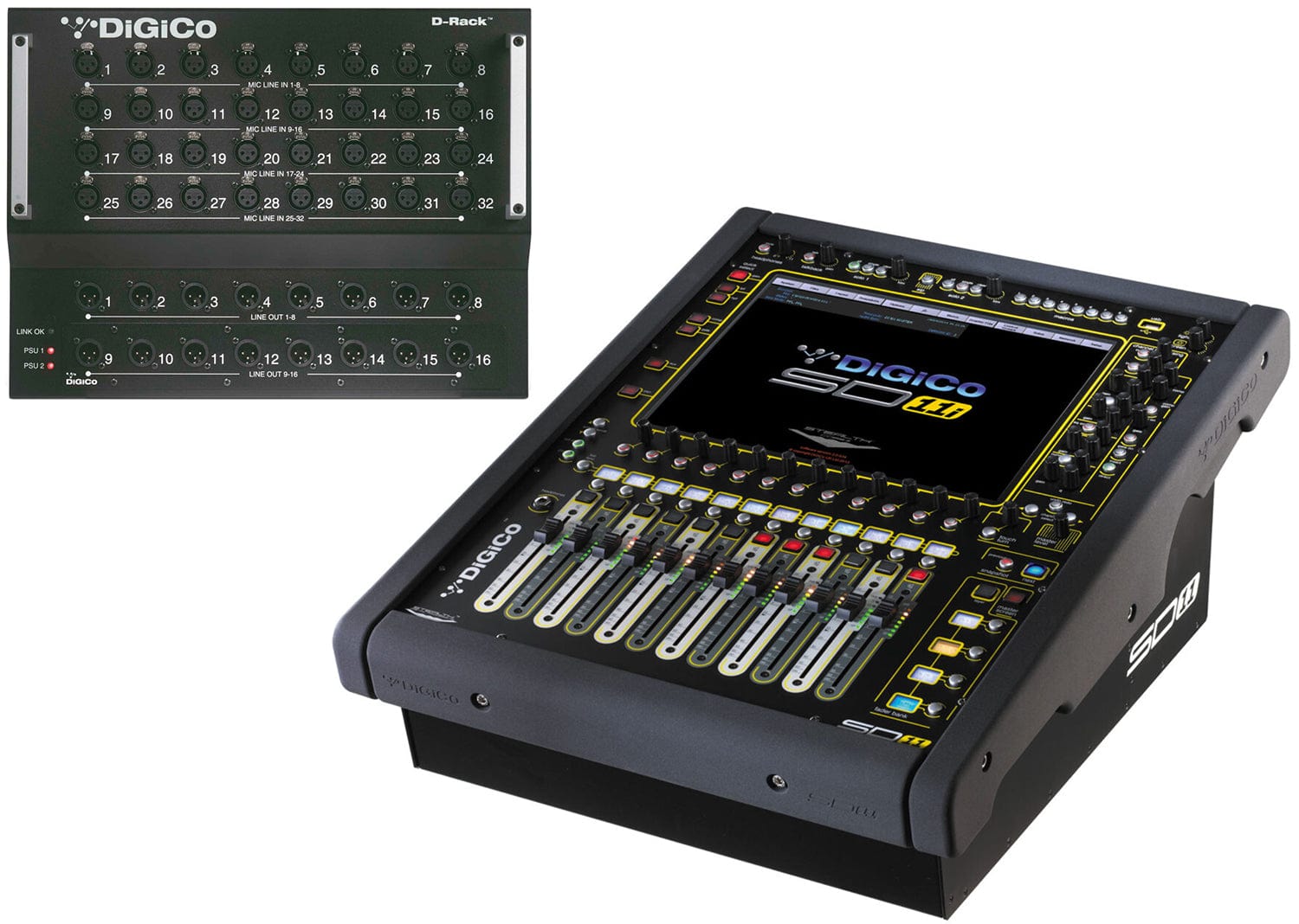 DiGiCo SD11i Rack Pack - Unleash Your Musical Creativity with MADI and Multi-Mode Optics