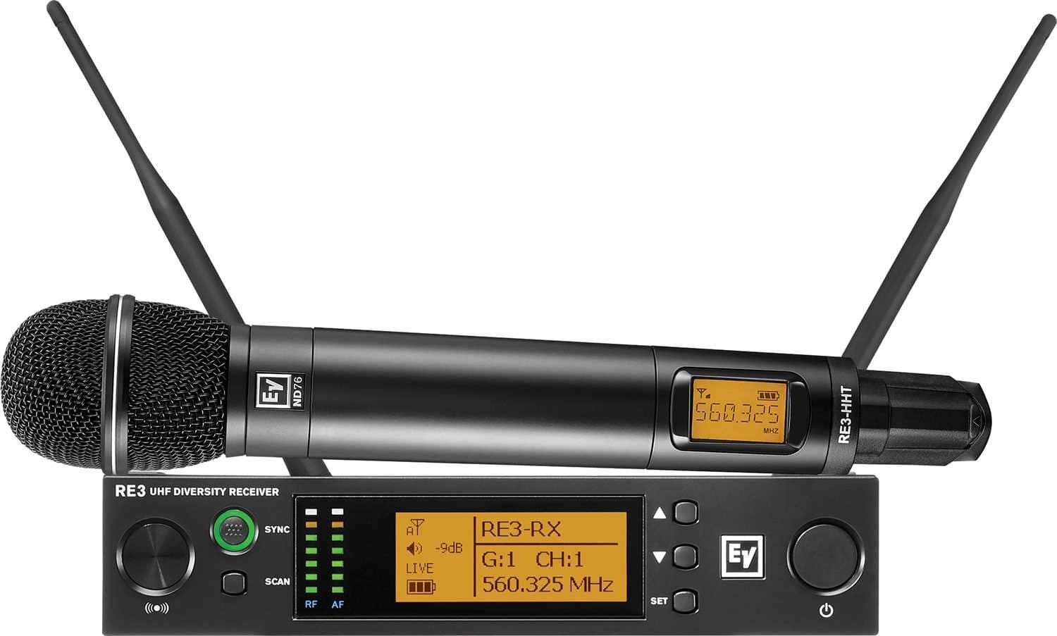 Electro-Voice RE3 ND76 6M Wireless Handheld Mic Set - Your Ultimate Vocal Performance Companion