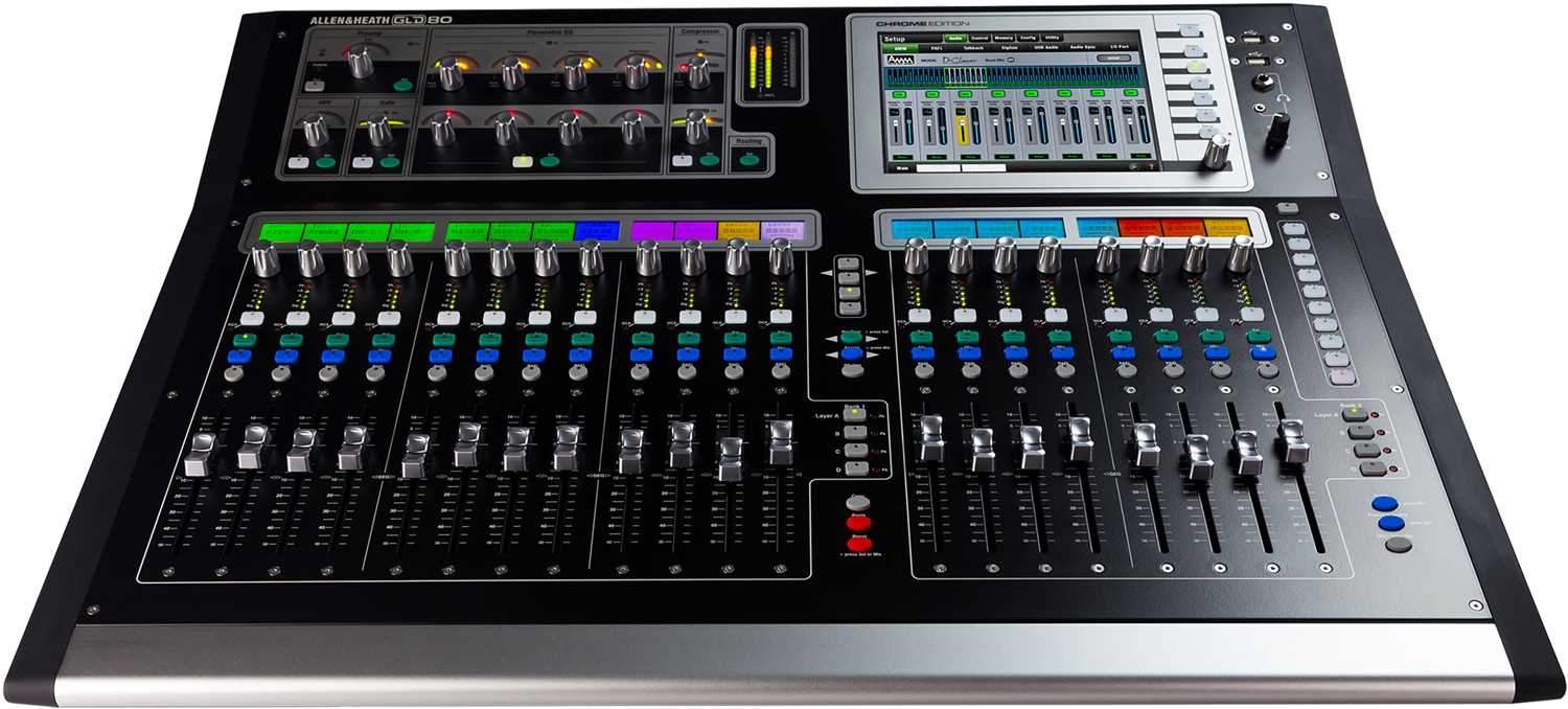 Revolutionize Your Mixing Experience with the Allen & Heath GLD2-80 20-Channel Digital Mixer