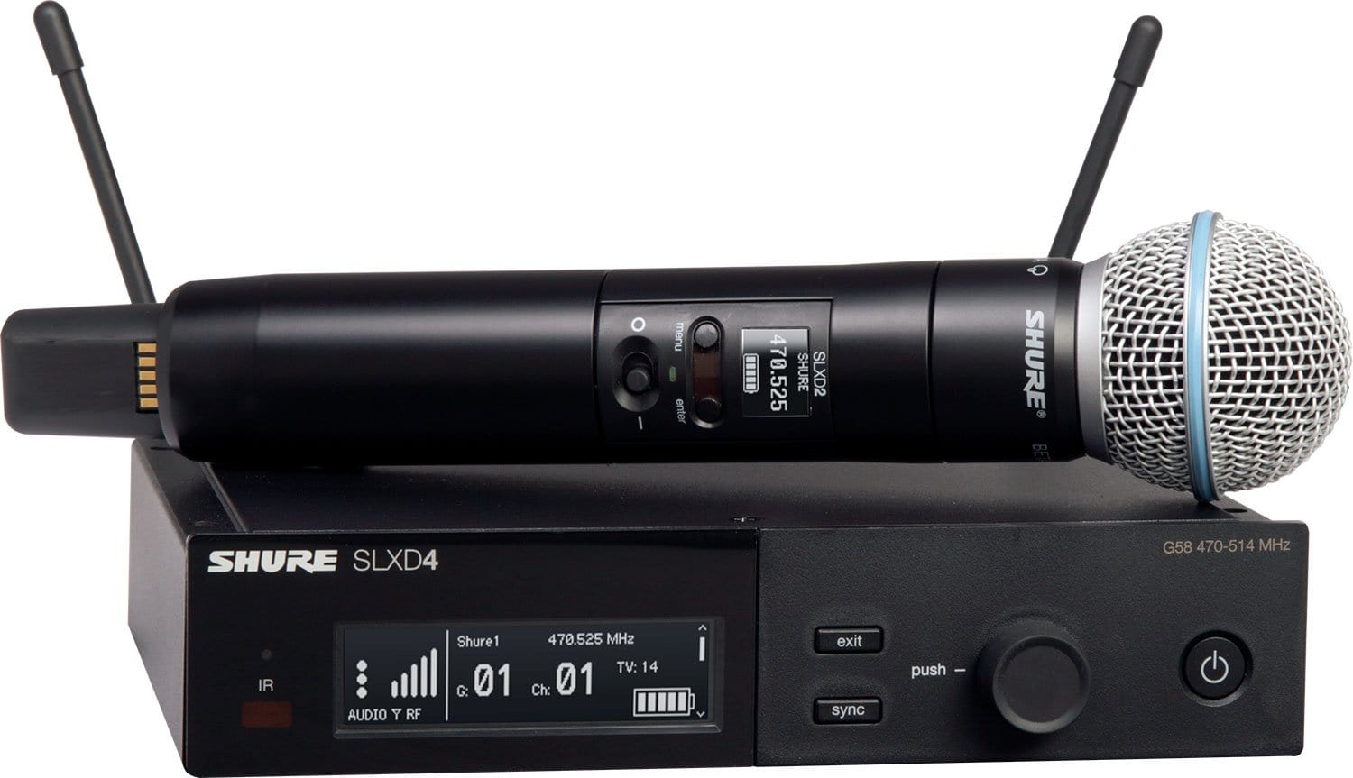 Shure SLXD24/B58 G58 Wireless Vocal System - The Ultimate Choice for Exceptional Sound