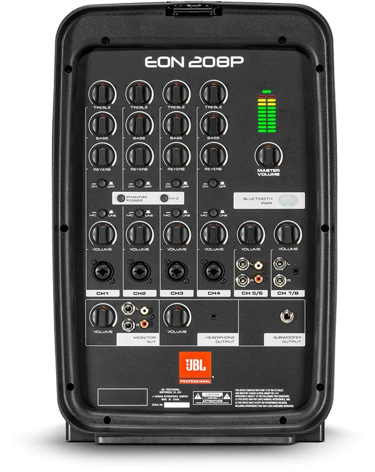 JBL EON208P 8-Channel Bluetooth-Powered Portable PA - Your Ultimate Sound Solution