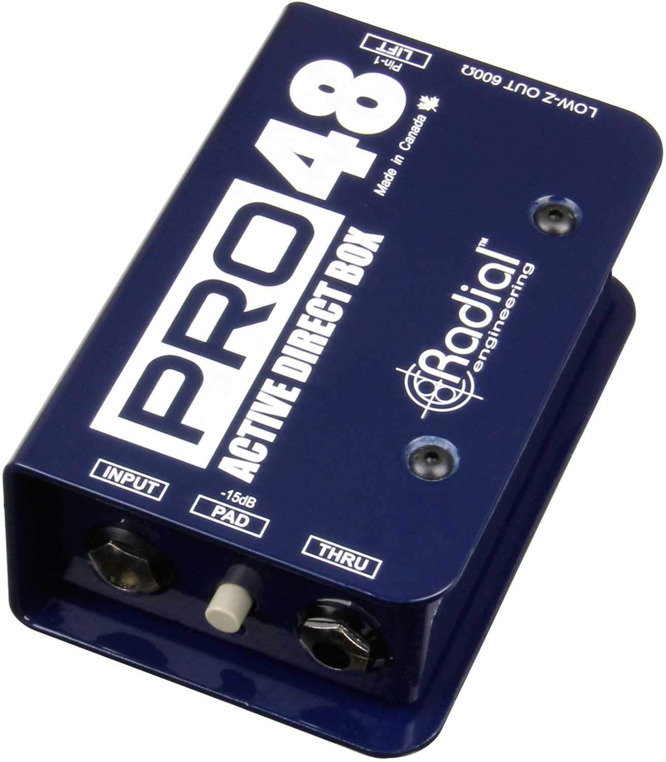 Radial Pro48 48V Phantom Powered Active DI - The Ultimate Sound Solution