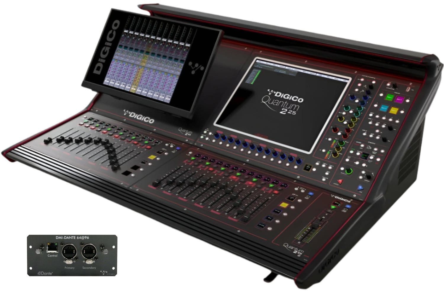 DiGiCo Quantum 225 Digital Mixing Console with DANTE2 Card - The Ultimate Mixing Powerhouse
