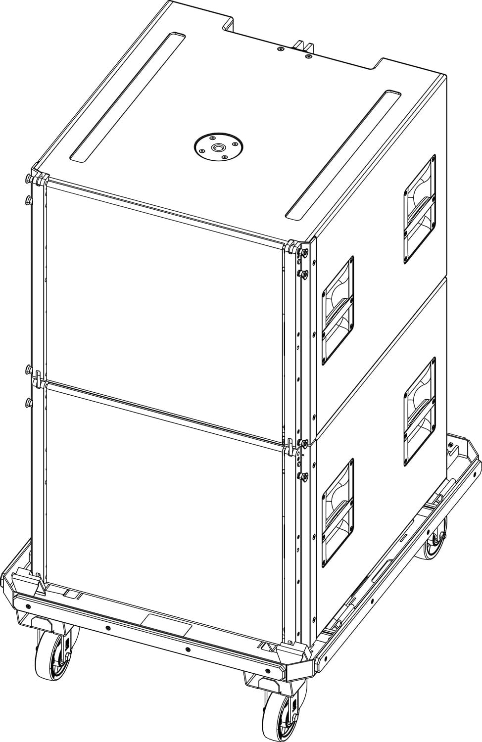 D&B Audiotechnik XSL-SUB Cart Package - Your Ultimate Subwoofer Transport Solution