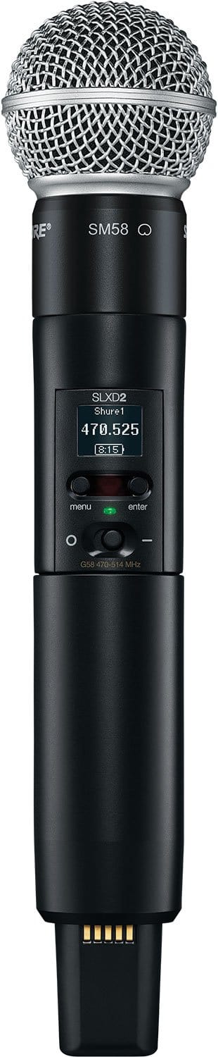 Shure SLXD24D/SM58 H55 Dual Wireless System: Rock-Your-Performance Powerhouse with SM58