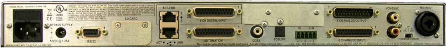 Q-SYS JSD-60D Digital Cinema Audio Processor: Unleash Stunning Sound