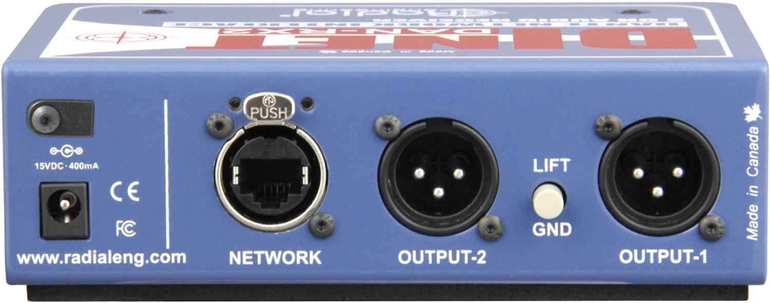 Radial DiNet DAN-RX2: The Ultimate Dante Network Receiver for Superior Audio Output