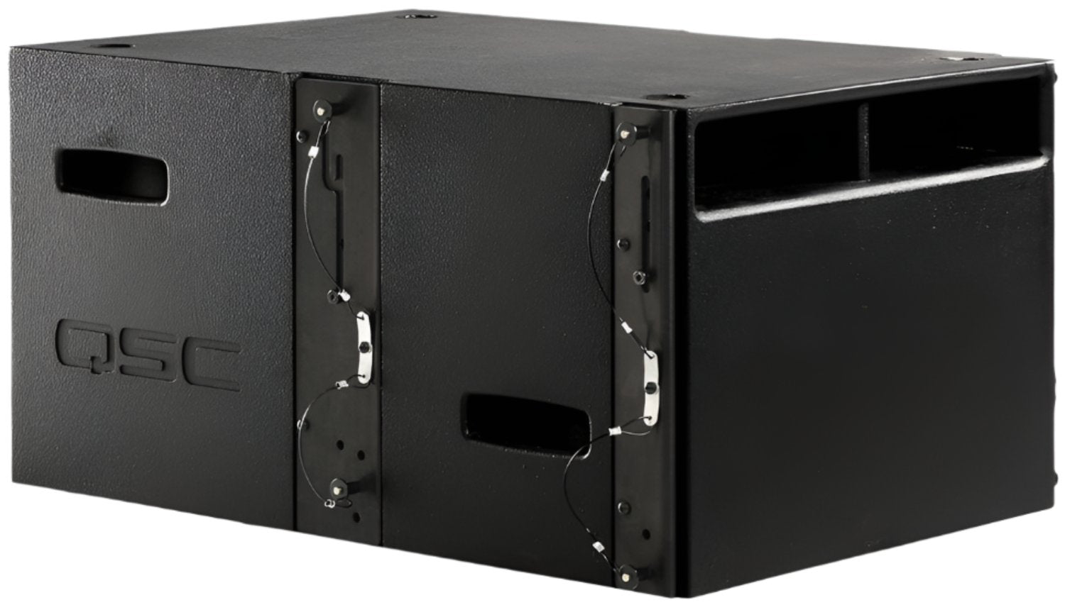 Q-SYS WL212-SW-BK Ultra Compact Dual 12-inch Bandpass Subwoofer - The Ultimate Sound Powerhouse for WL3082 in Black