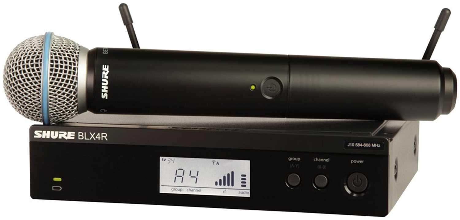 Shure BLX24RB58 Wireless Rackmount Handheld Mic - The Ultimate Stage Companion