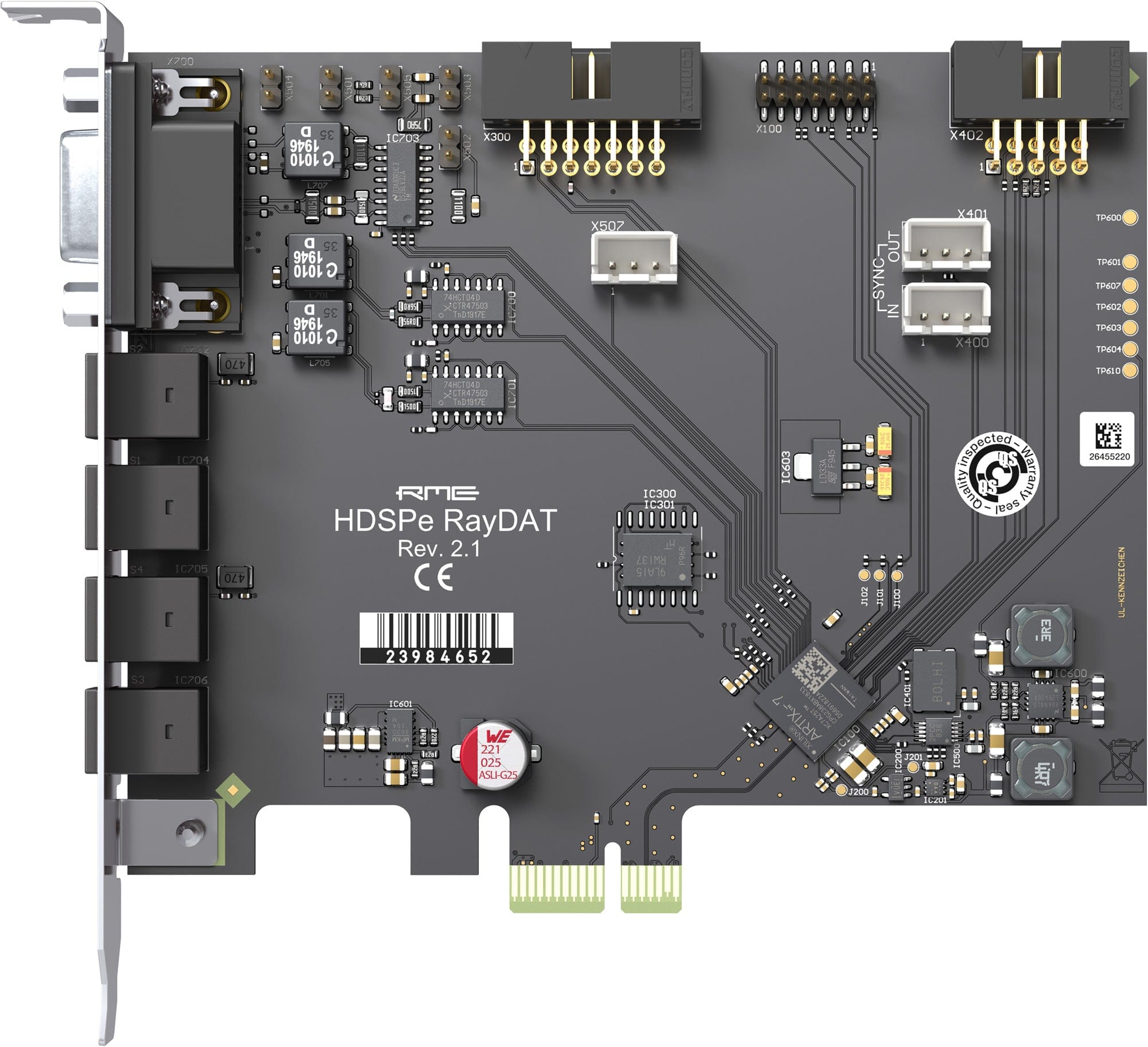 RME HDSPe RayDAT 66ADAT PCI Express - 