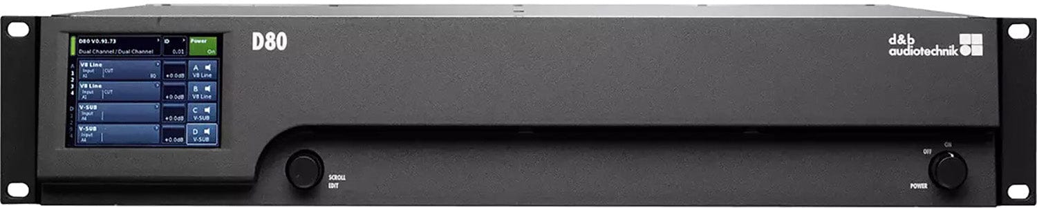 D&B Audiotechnik Z2710.501 D80 High-Power 4-Channel Amplifier - Unleash Your Sound