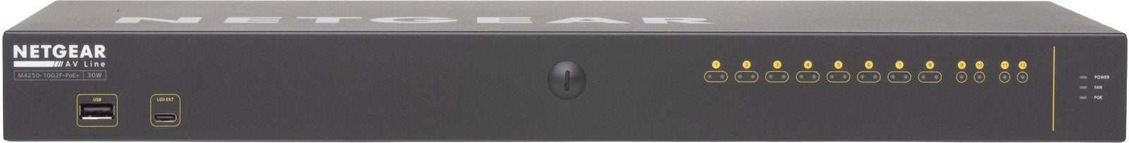 Q-SYS NS10-125+ 10-Port Network Switch: Your Key to Seamless Q-Sys Audio Networking