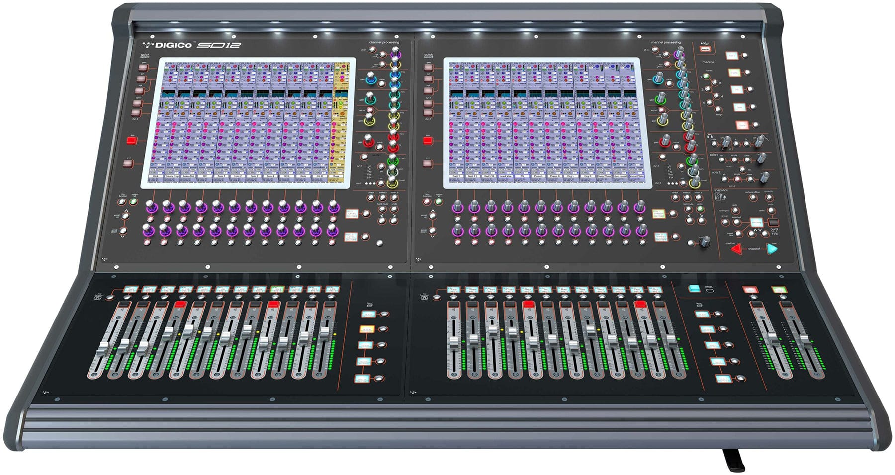DiGiCo SD12 96-Input Digital Mixing Console D2 Package - MADI Only: The Ultimate Compact Mixing Solution