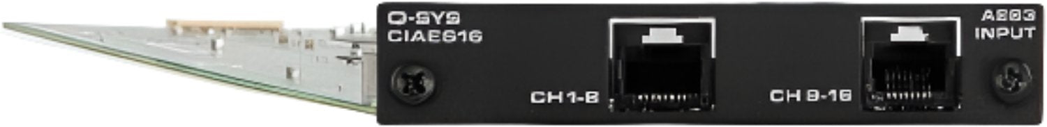 Q-SYS 16AES/EBU：
