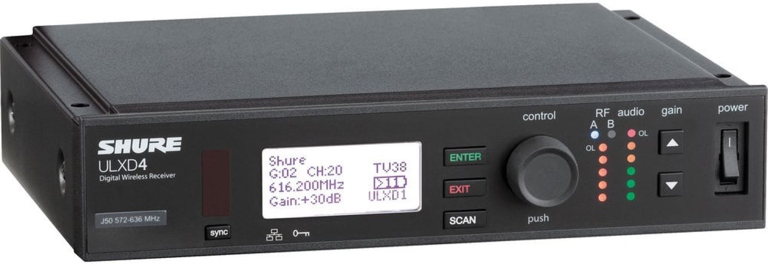 Shure ULXD4 G50 Band Digital Wireless Receiver - Your Ultimate Sound Solution