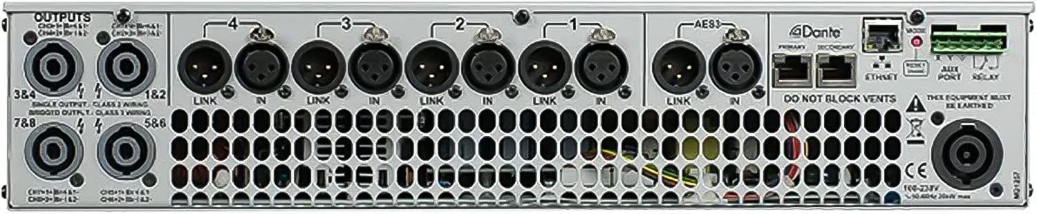 Powerful 8-Channel Professional Amplifier - EAW UXA4810