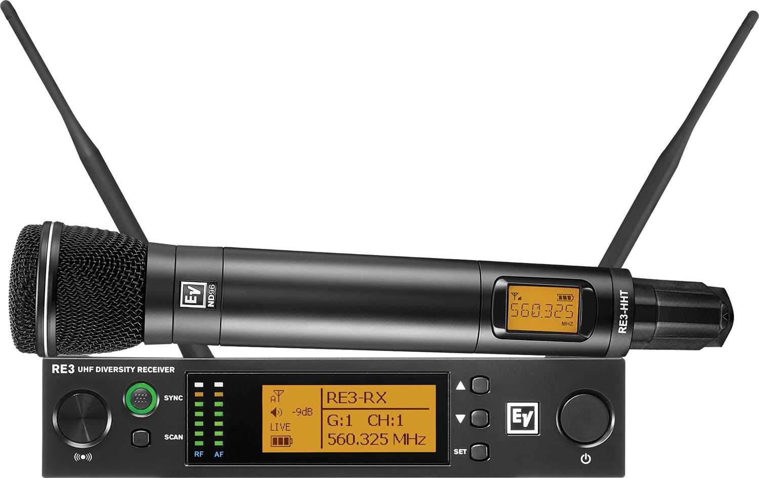 Electro-Voice RE3 ND96 5L Wireless Handheld Microphone Set - The Ultimate Vocal Performance Solution