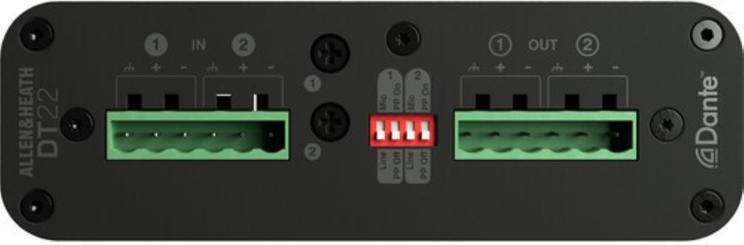 Allen & Heath AH-DT-22-M Compact Dante I/O Expander - Boost Your Audio Setup