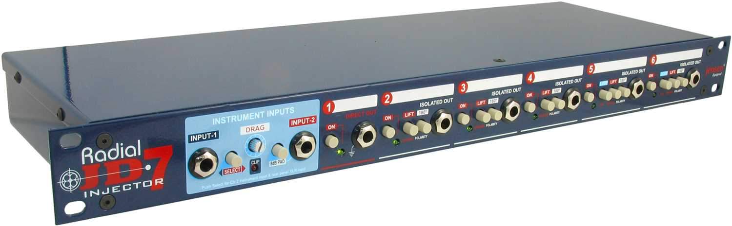 Radial JD7 Pro Guitar Signal Splitter & Distro - Unleash Your Sound