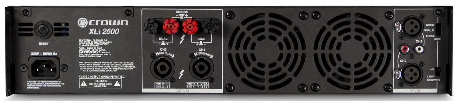 Powerful Crown XLi 2500 PA Amplifier - Your Ultimate Sound Solution