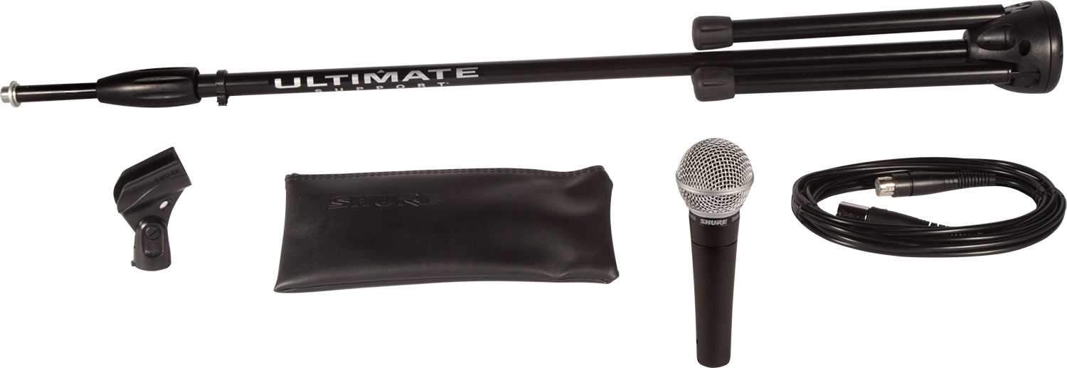 Shure SM58 Dynamic Microphone - The Ultimate Stage Performance Kit