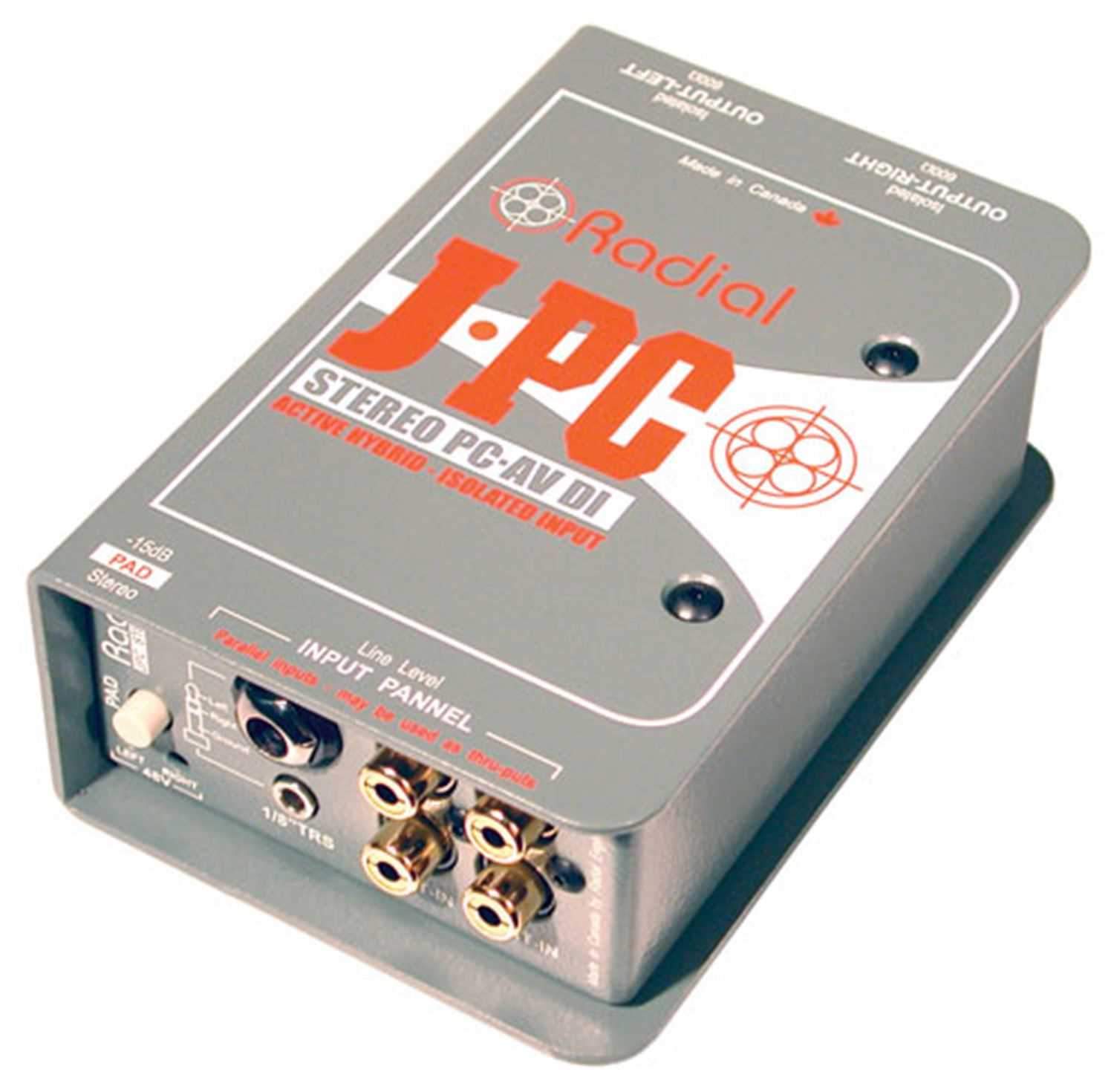 Powerful Radial JPC Active Laptop Direct Box