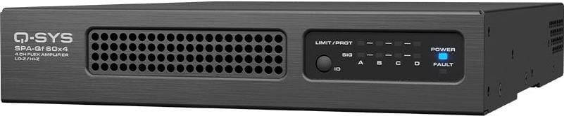 Q-SYS SPA-QF 60x4 High-Power 4-Channel Q-Sys Network Audio Amplifier