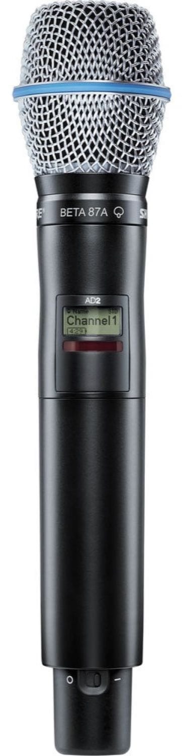 Shure Axient AD2/B87A Handheld Wireless Microphone Transmitter - G57 Band: The Ultimate Vocal Performance Microphone