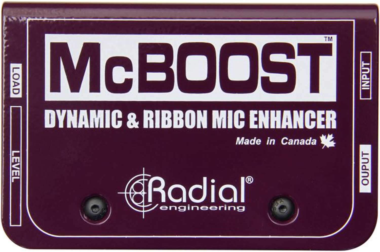 Radial McBoost - The Ultimate Mic Signal Booster