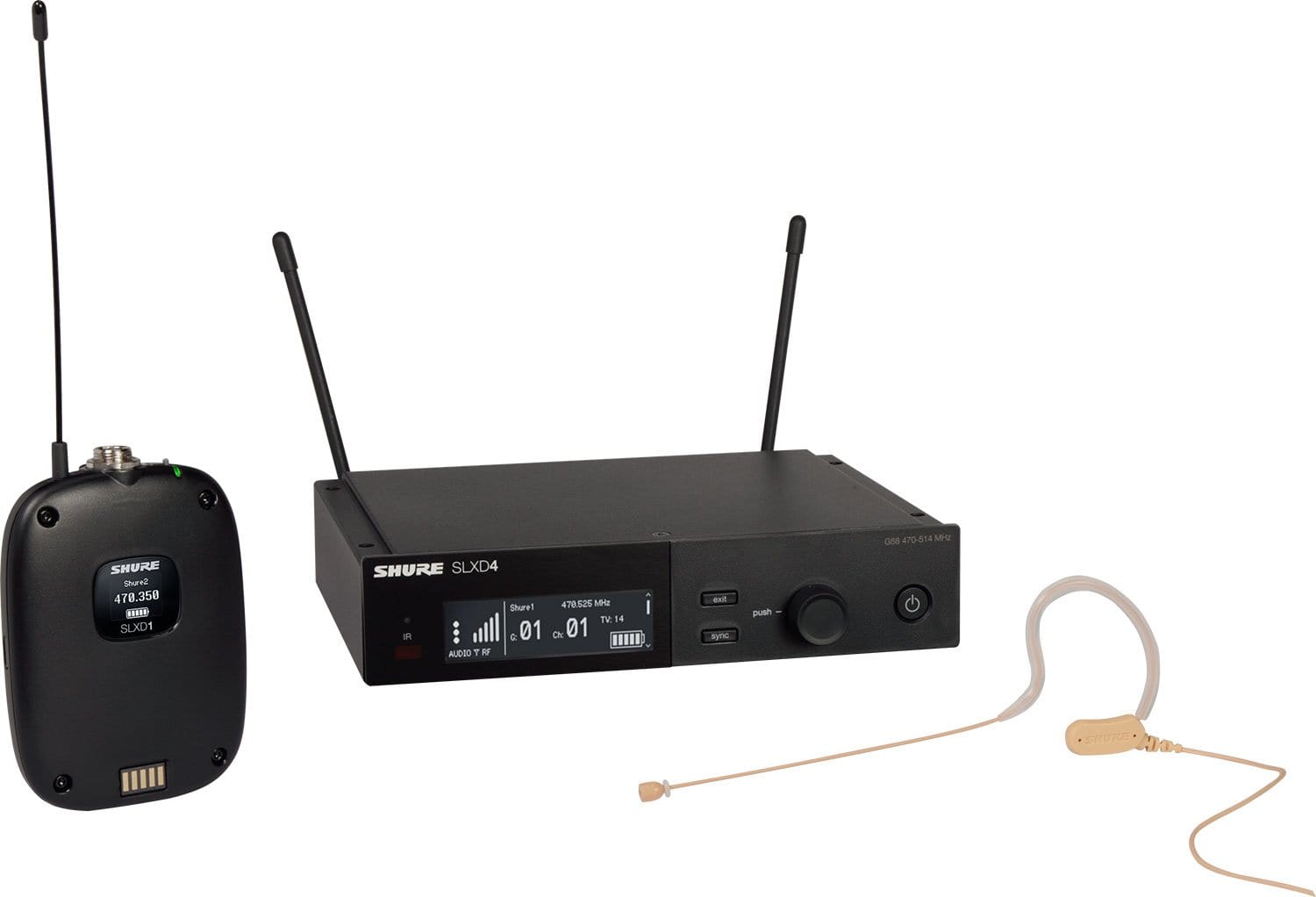 Shure SLXD14/153T-H55 Combo: The Ultimate Audio Solution for Performances and Presentations