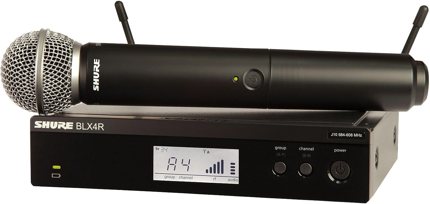 Shure BLX24R Wireless Rack-mount Vocal System with SM58 - The Ultimate Solution for Stunning Live Performances
