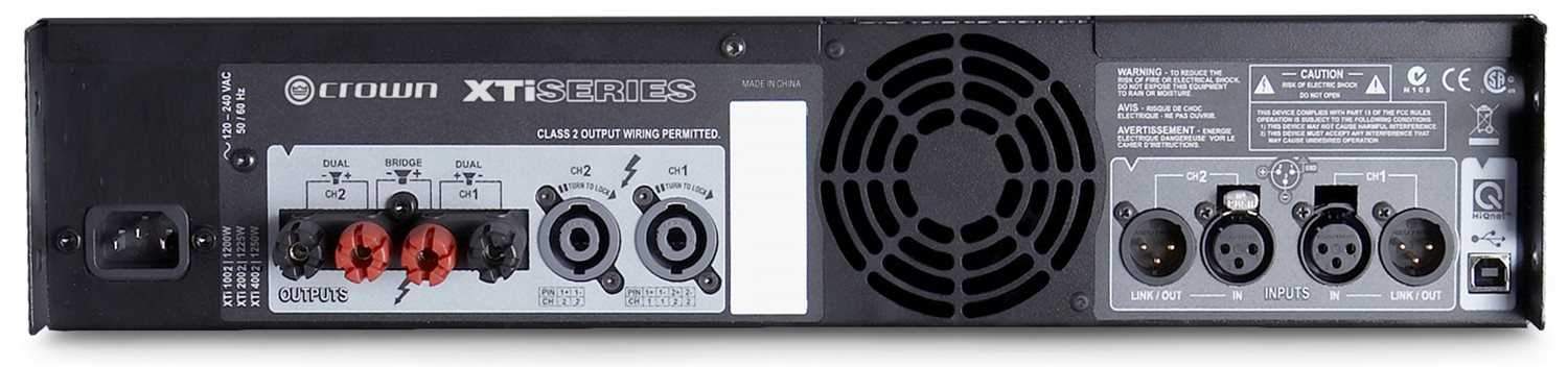 Crown XTi2002 - The Powerhouse PA Amplifier
