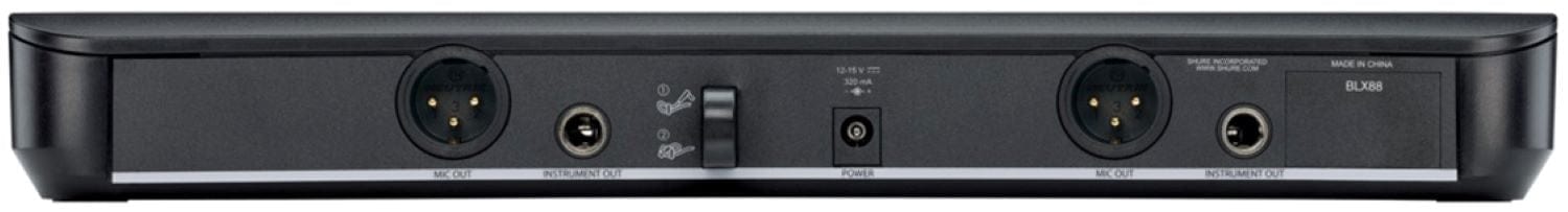 Shure BLX1288 Wireless Combo: Superior Sound for Your Stage