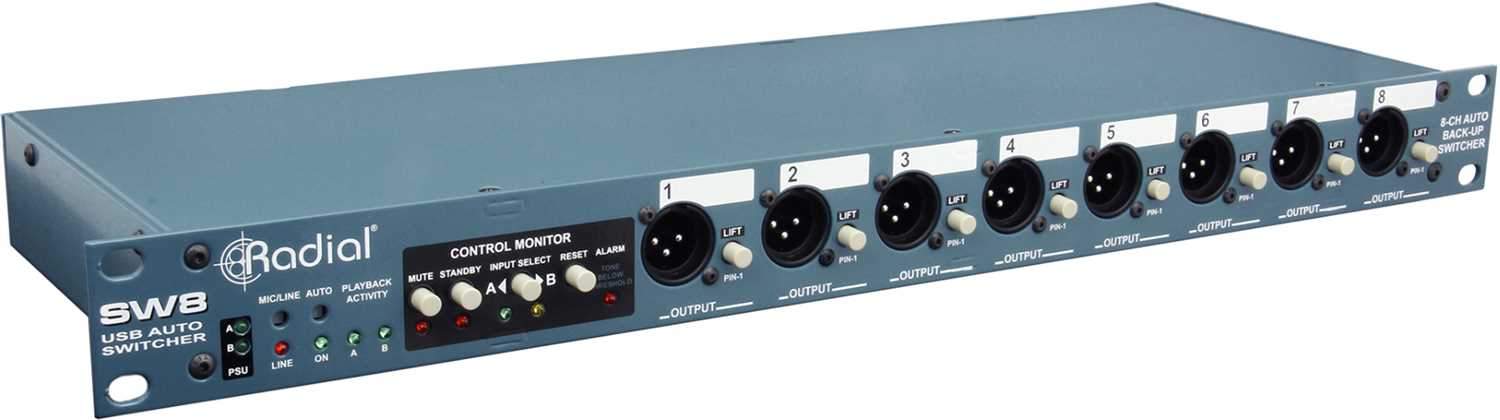Radial SW8-USB 8USB