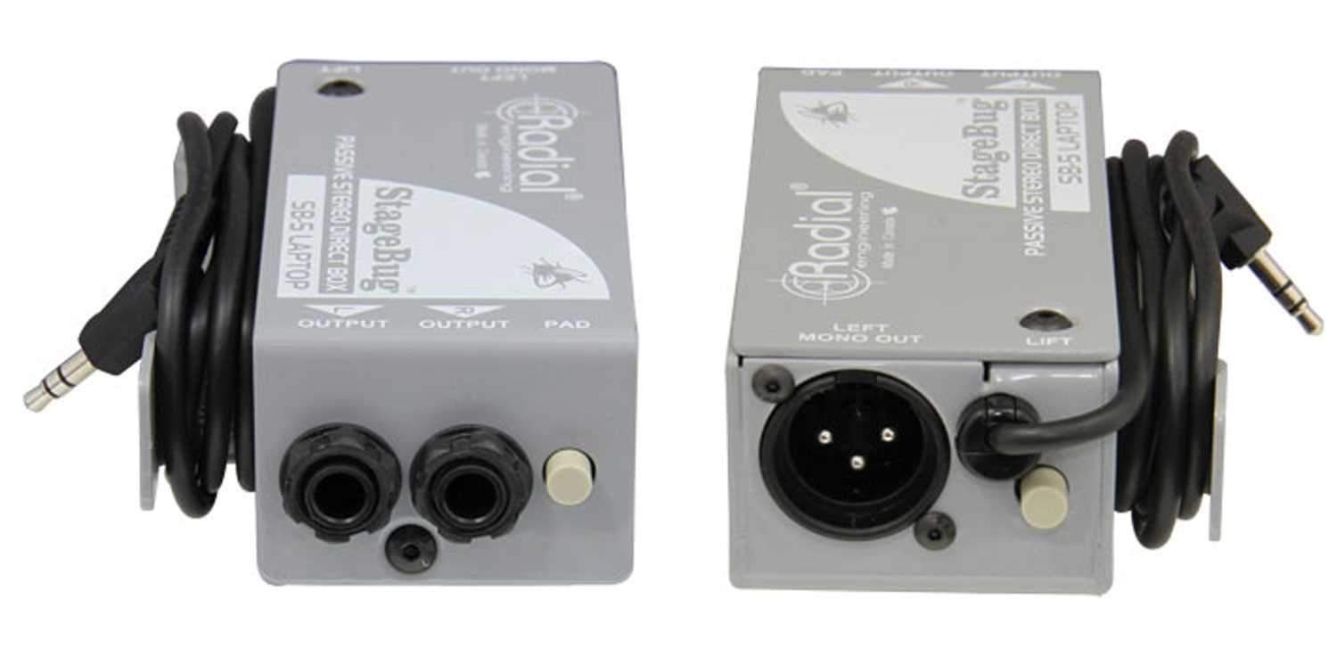 Radial SB-5 Laptop-Ready Stereo DI Box - Your Portable Audio Solution
