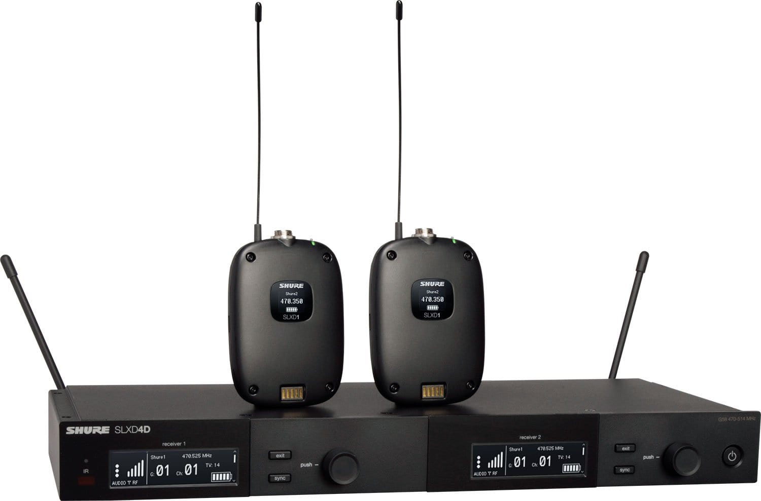 Shure SLXD14D-J52 Dual Combo System: Unleash Exceptional Audio Performance