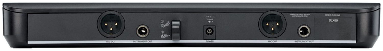 Shure BLX1288 Wireless Combo System - J11 Band: The Ultimate Sound Solution for Performers