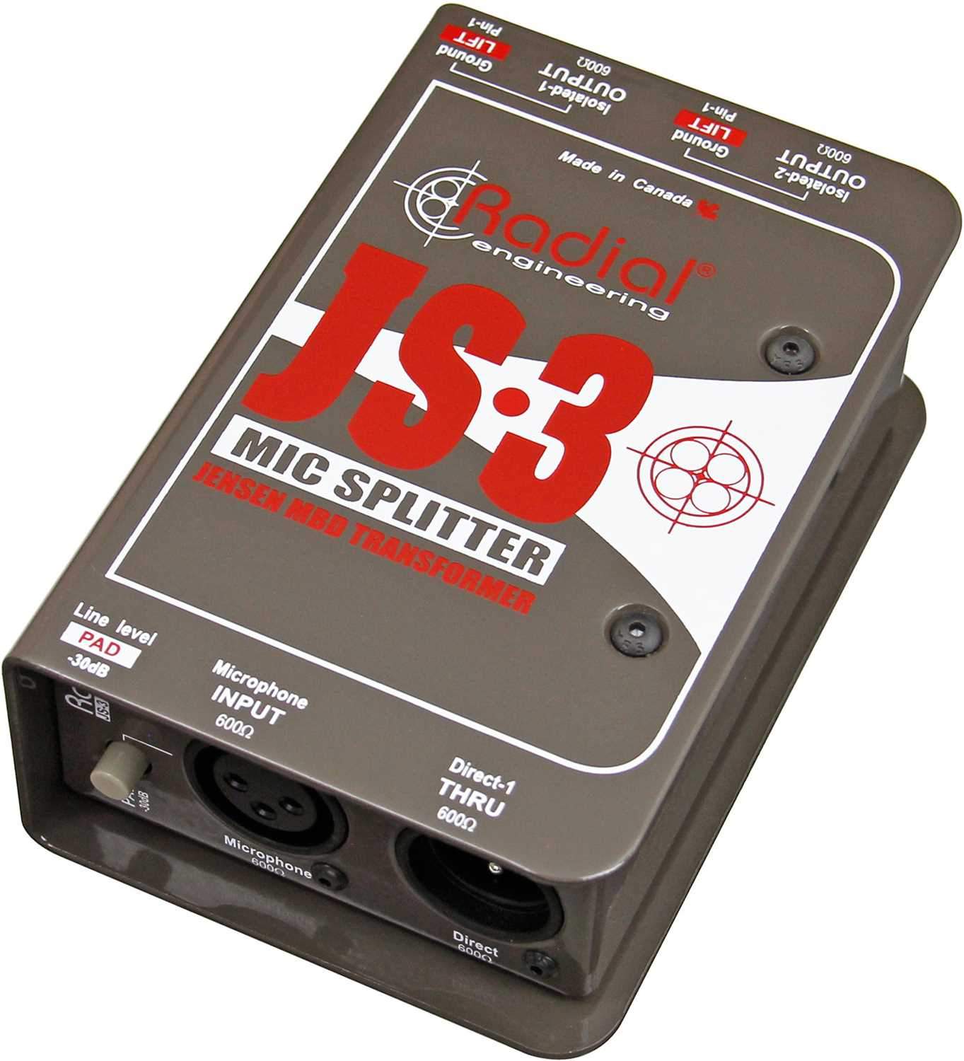 Radial JS3 Passive Mic Splitter - Your Ultimate Audio Splitting Solution