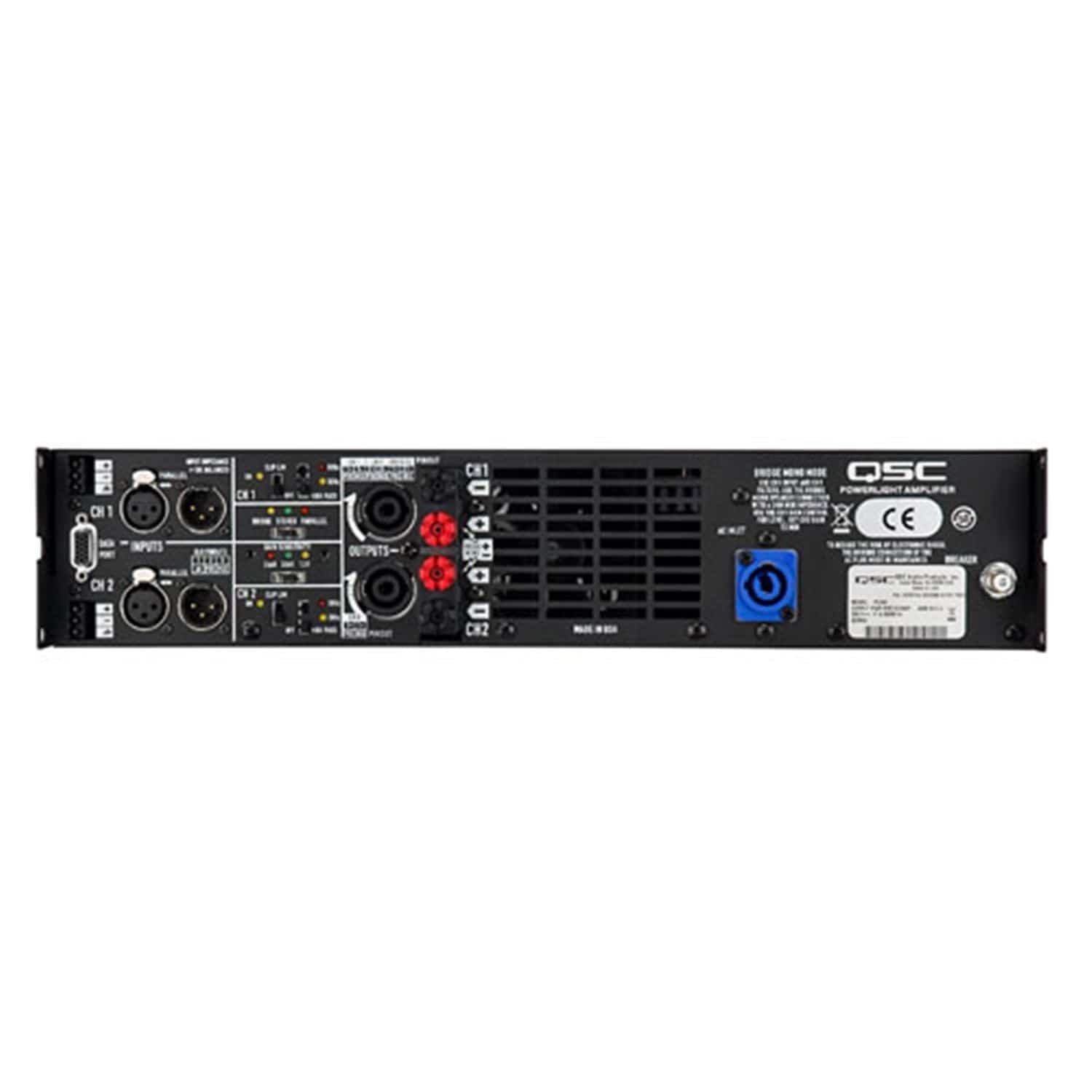 QSC PL380 1500w 8 Ohm Powerhouse Amplifier for Live Audio