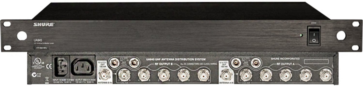 Shure UA845: The Ultimate Wideband UHF 5-Way Antenna & Power Distribution System