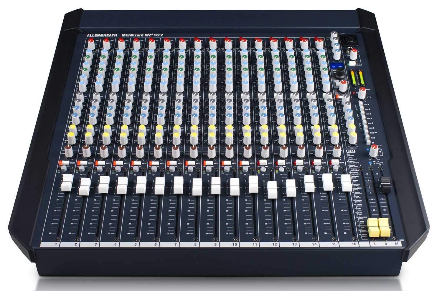 Allen & Heath Mix Wizard WZ4 16-Channel All-Purpose Mixer - Ideal for Recording and Live Sound