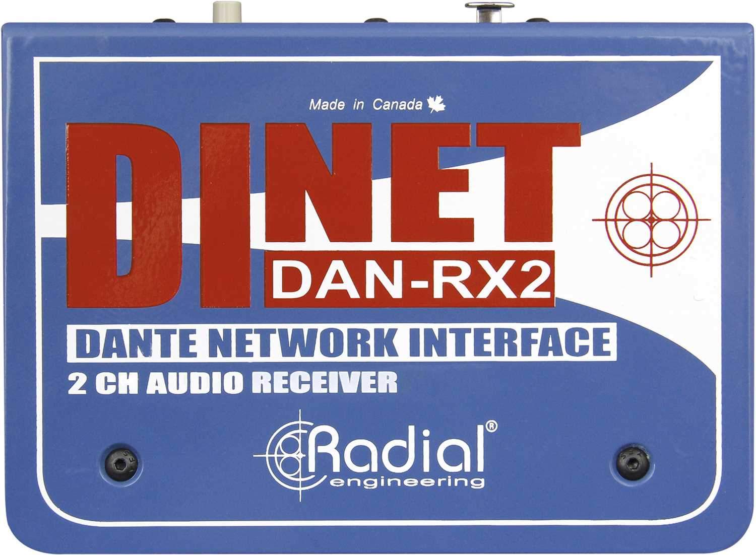 Radial DiNet DAN-RX2: The Ultimate Dante Network Receiver for Superior Audio Output