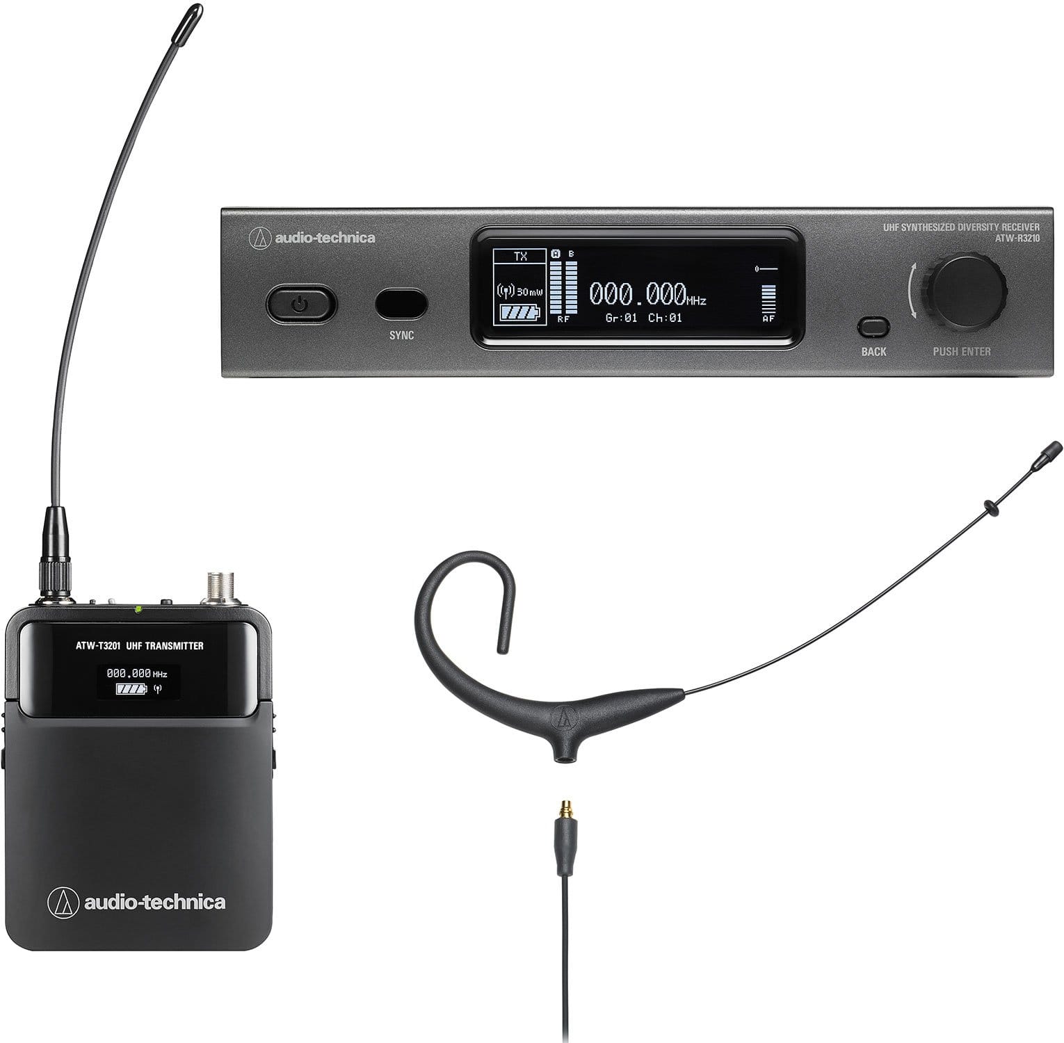Audio-Technica NET 3000 Series BP892XCH 470-530 Wireless System