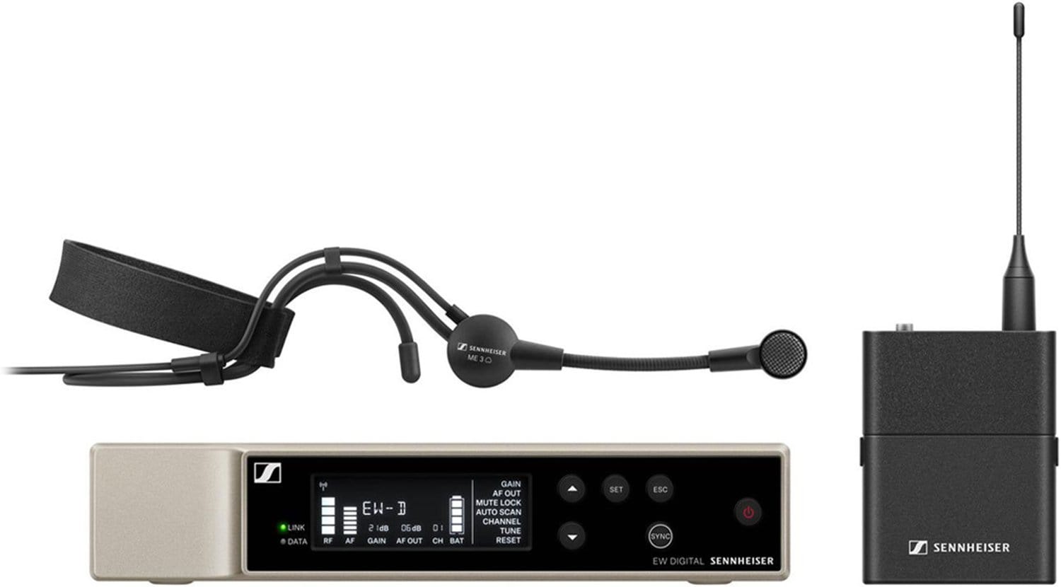 Sennheiser EW-D ME3 Digital Wireless Headset System - Your Ultimate On-Stage Companion