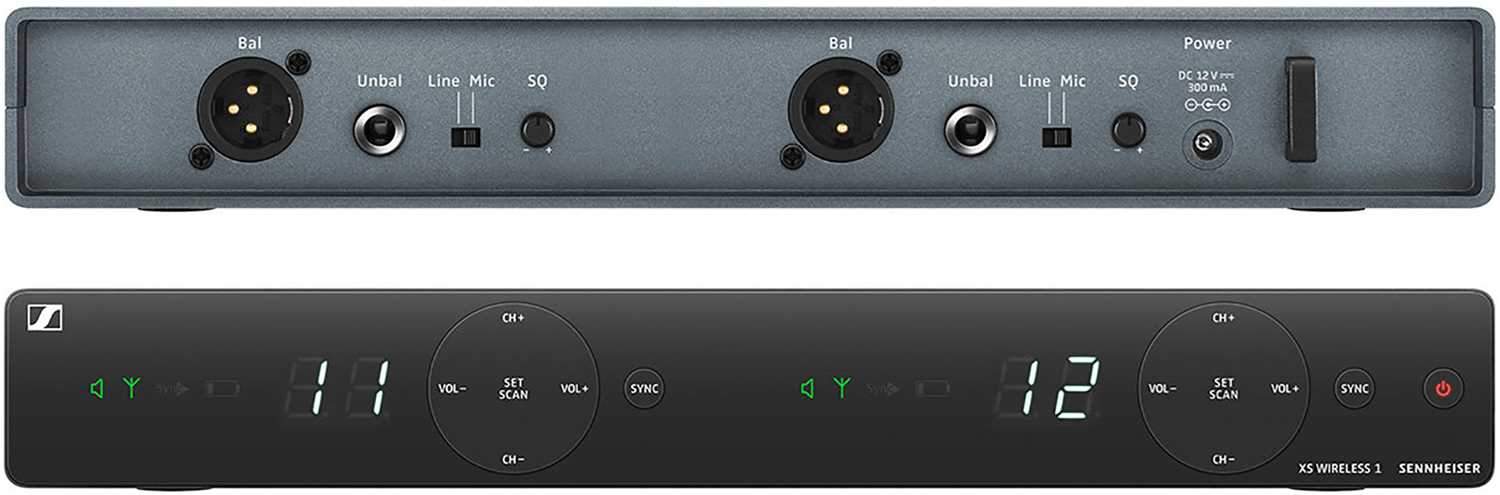 Sennheiser EM-XSW-1 Dual-A 2-Channel Wireless Receiver Set - The Ultimate Solution for Exceptional Sound