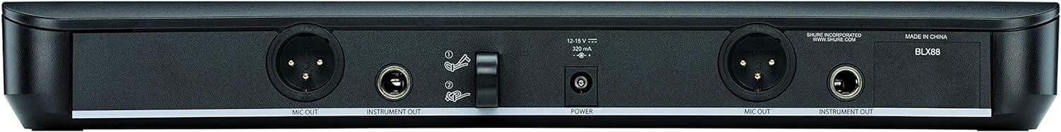 Shure BLX288 Wireless Dual Vocal System with 2x Beta 58A - H9 Band: Unleash Legendary Audio Performance
